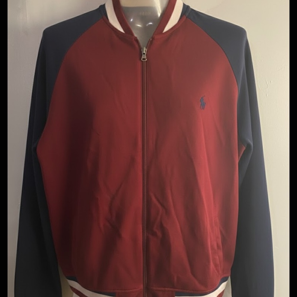 Ralph Lauren Red and Navy track Jacket